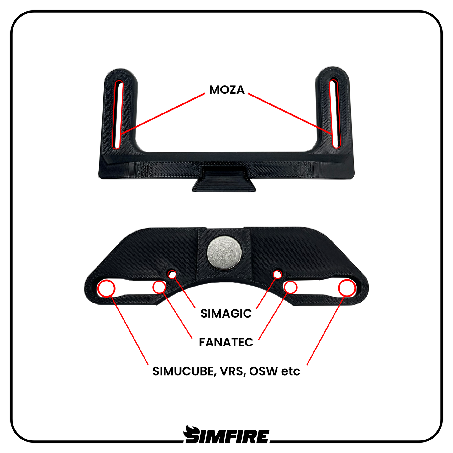 Universal Magnetic Dashboard DDU Mount V2
