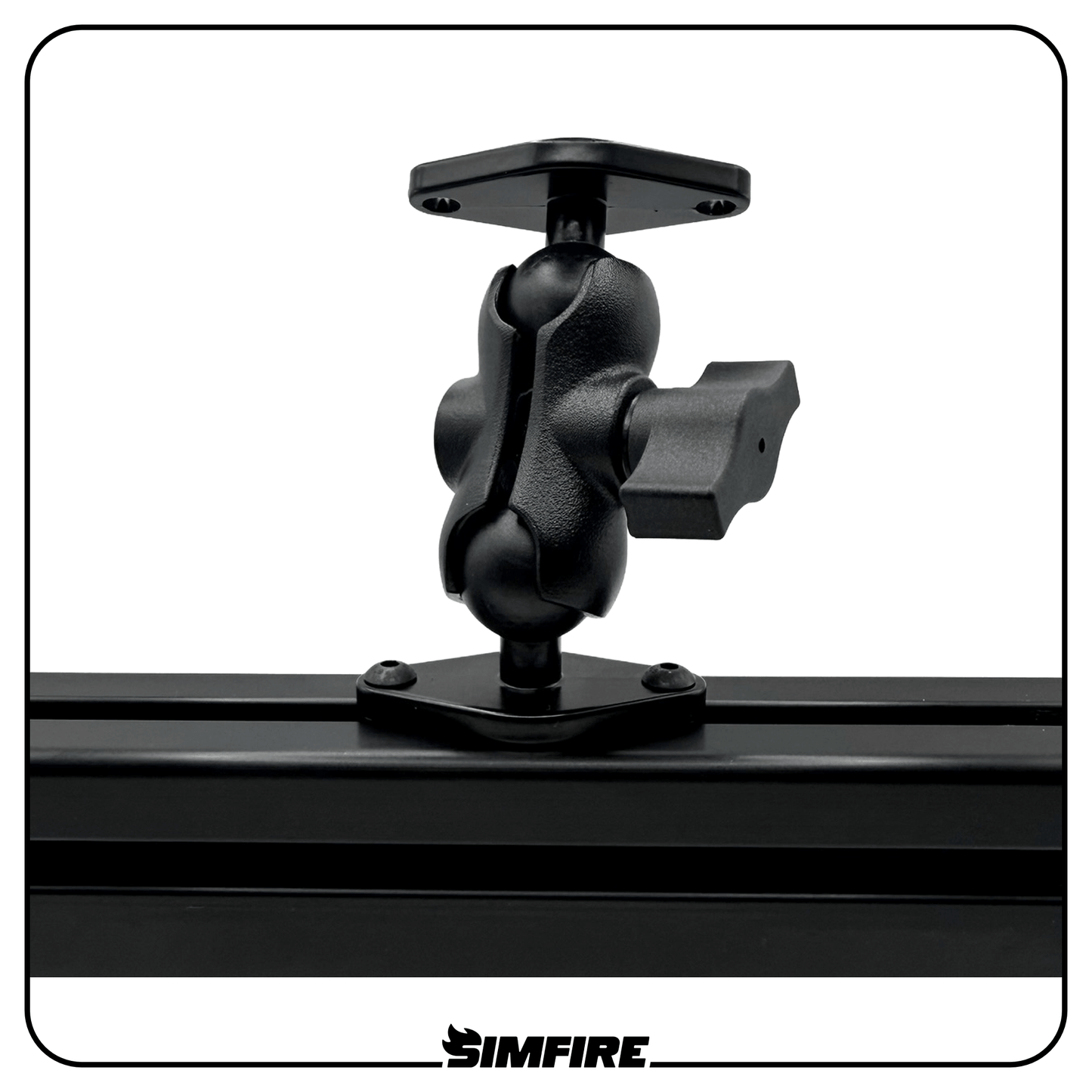 SIMFIRE AXIS adjustable aluminium mounting arm for sim racing rigs