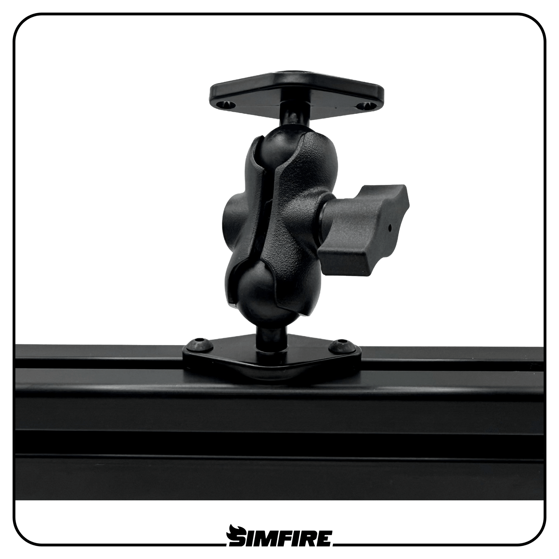 SIMFIRE AXIS adjustable aluminium mounting arm for sim racing rigs