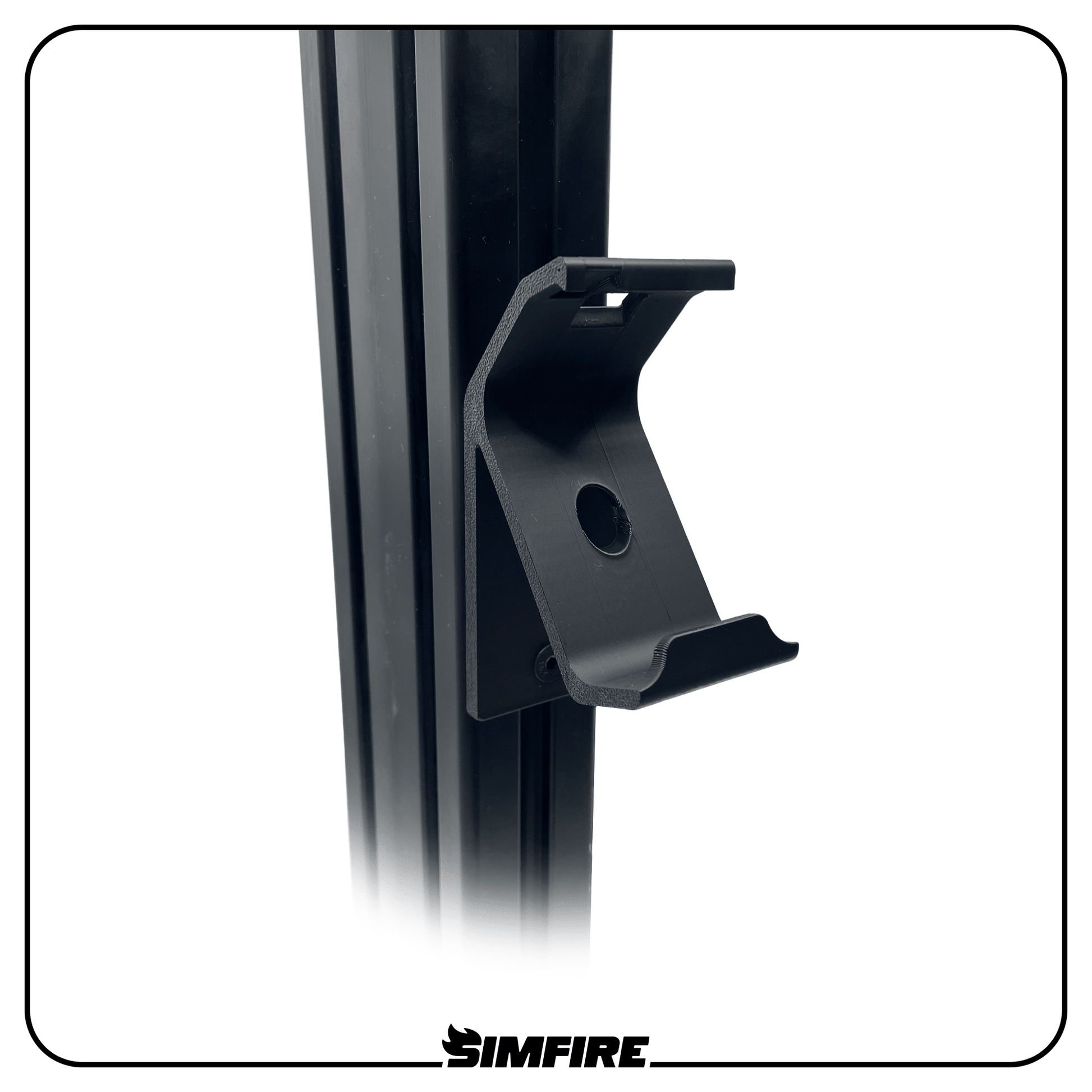 controller holder mount on aluminium profile sim racing rig