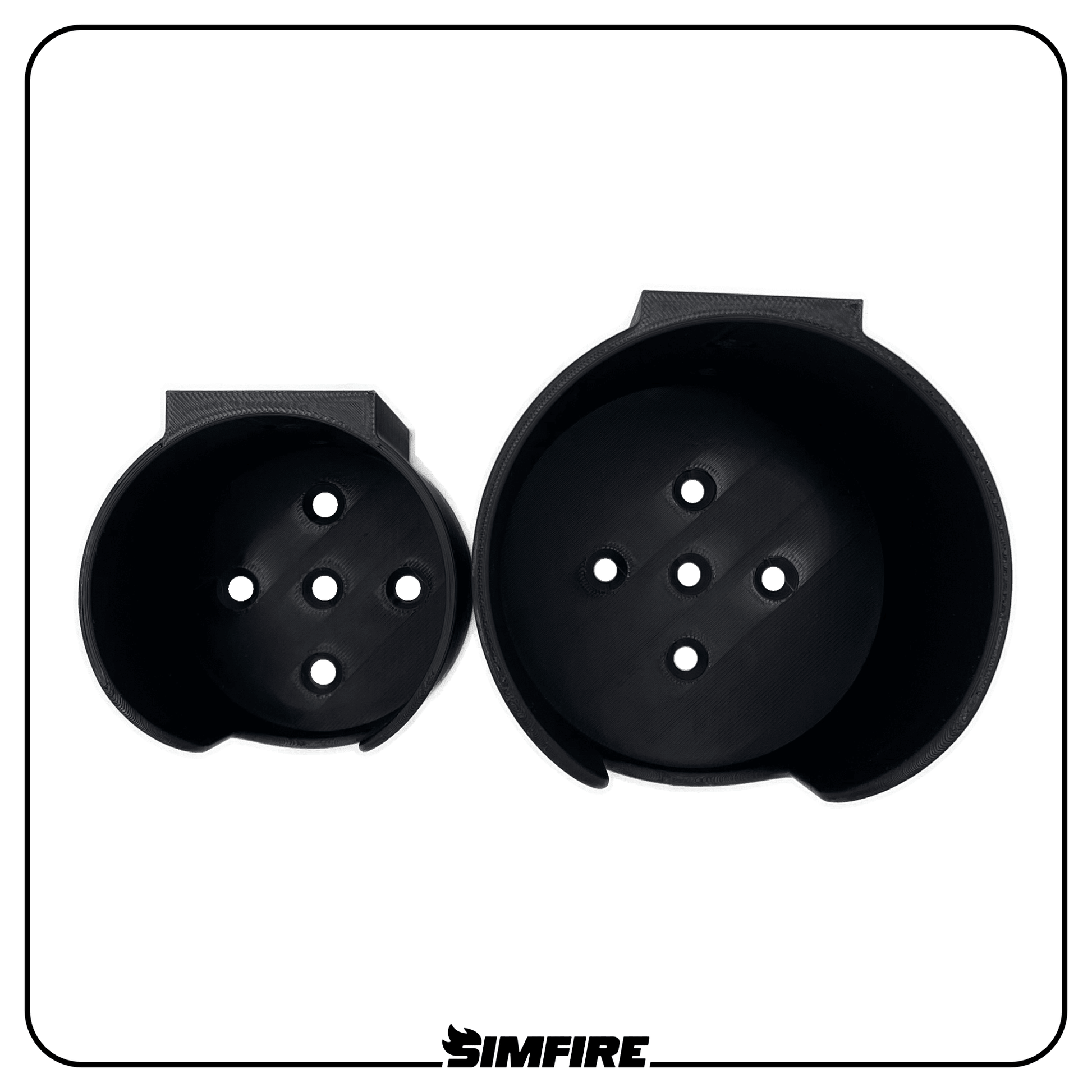 top down of both cup holders