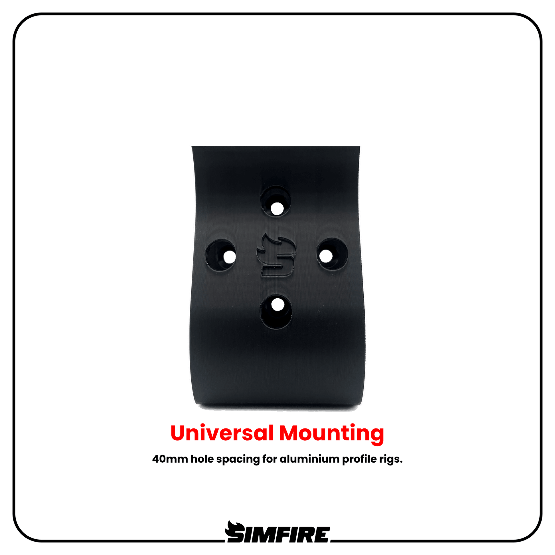 universal mounting sim racing glove clamp