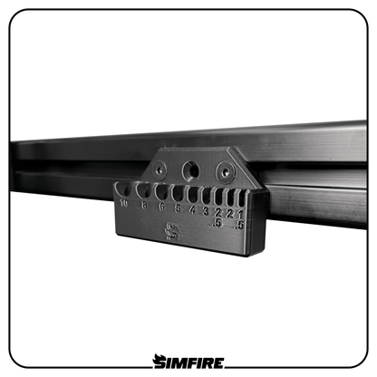 Hex key holder for sim racing rig maintenance