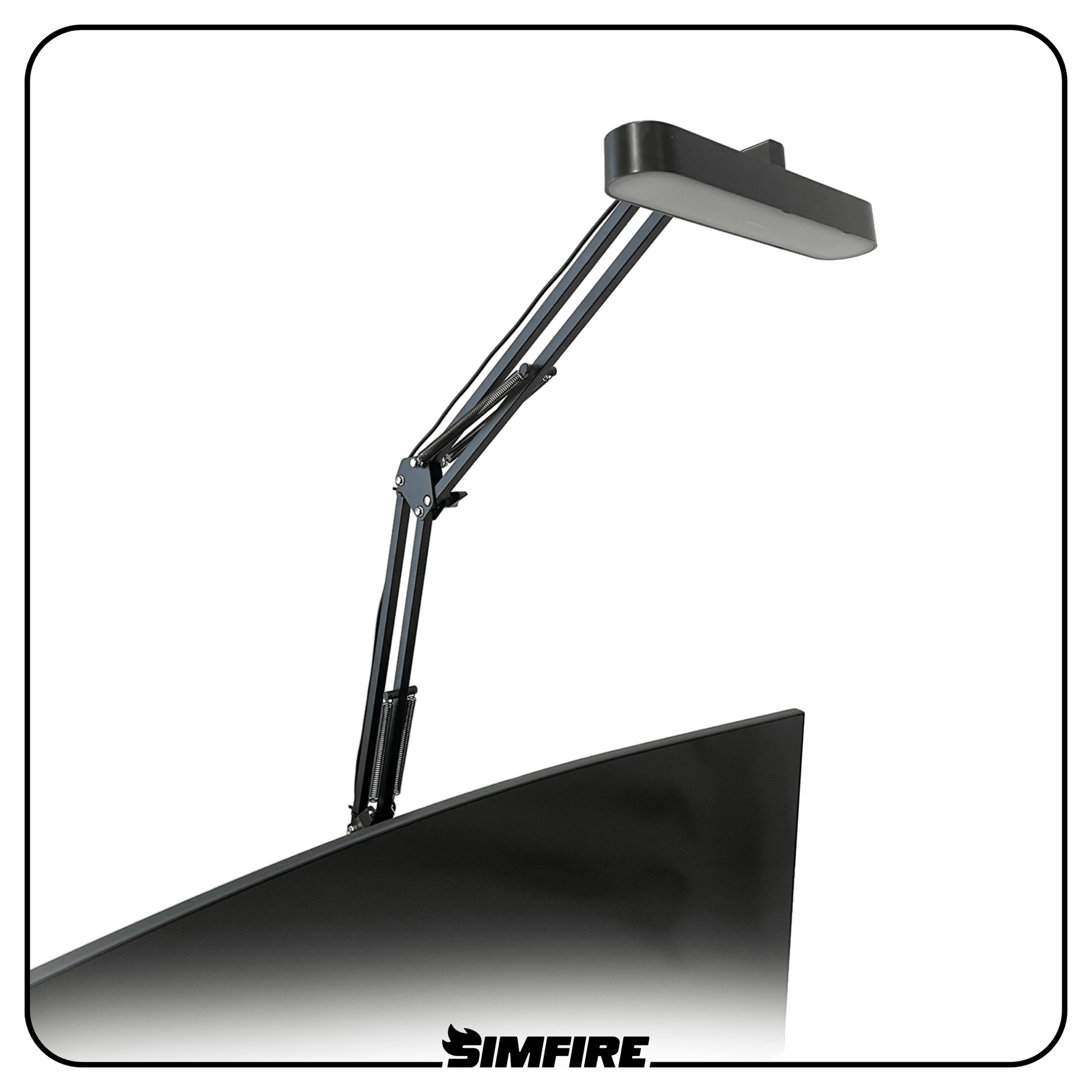 Philips Hue Play articulated arm mount for sim racing rigs