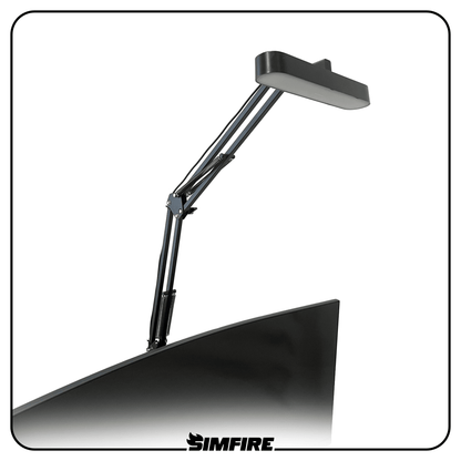 Philips Hue Play articulated arm mount for sim racing rigs