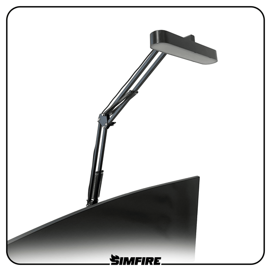 Philips Hue Play articulated arm mount for sim racing rigs