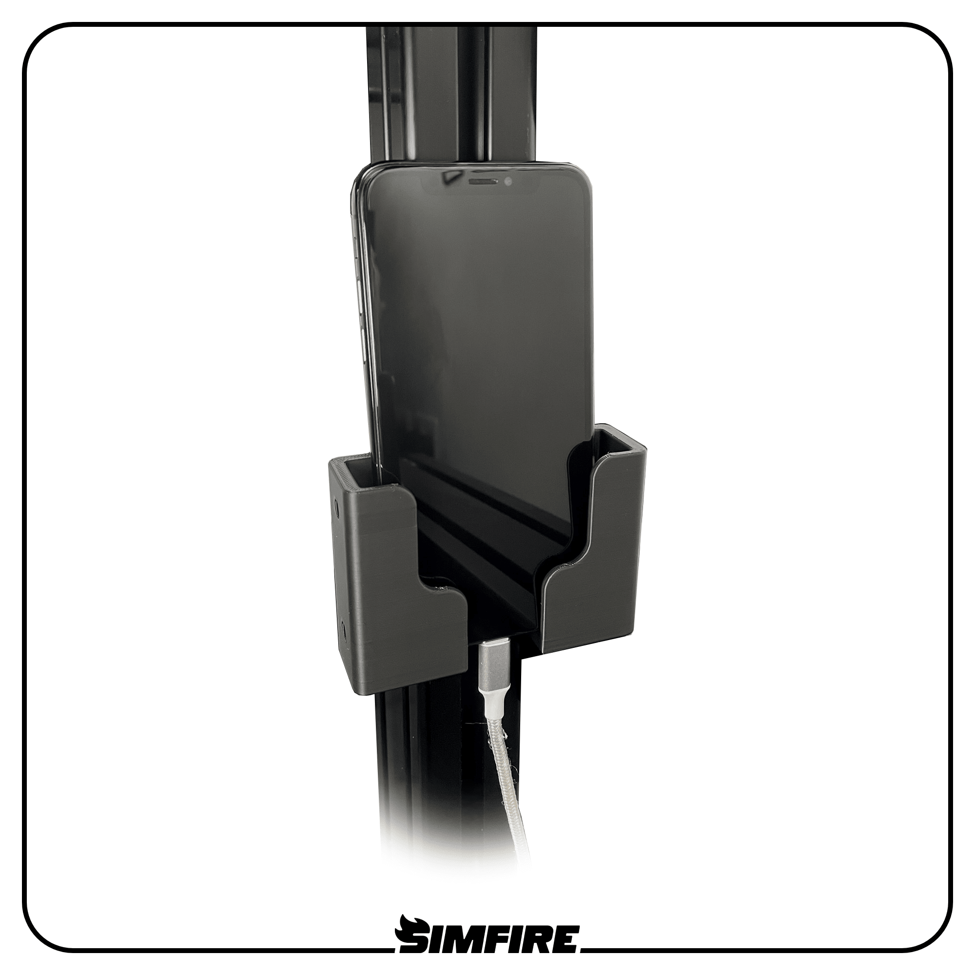 Phone Holder Mount for aluminium profile sim racing rigs