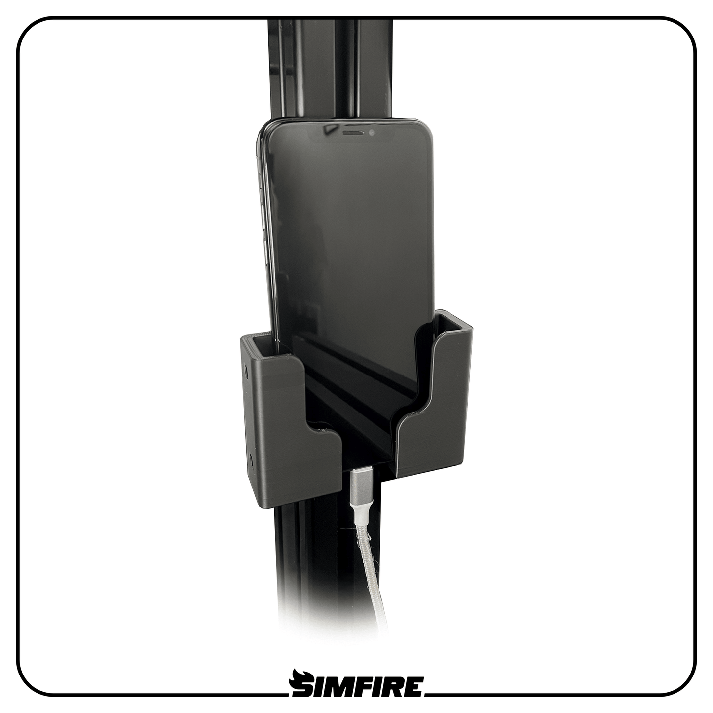 Phone Holder Mount for aluminium profile sim racing rigs