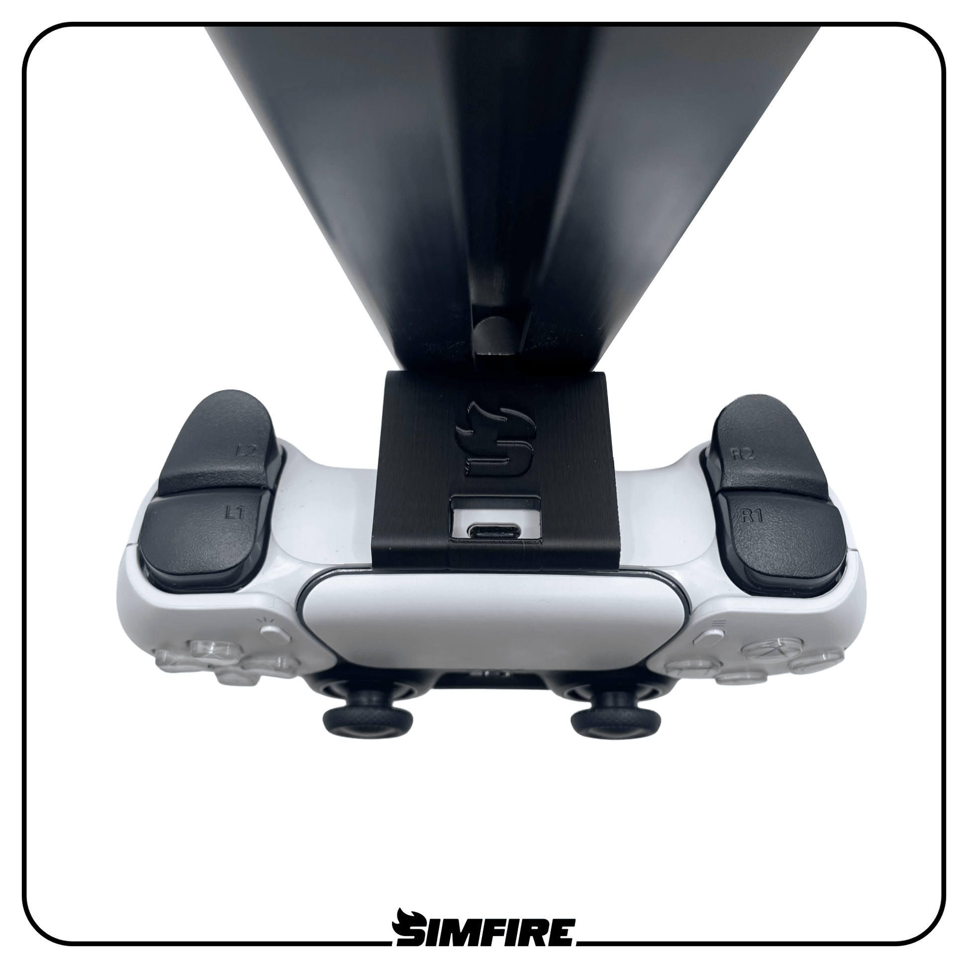 top down of ps5 controller mount