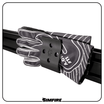Sim Racing Gloves Holder Mount for aluminium profile rigs
