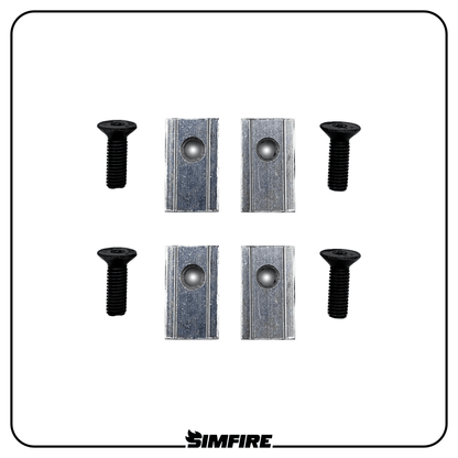 Sim racing accessories mounting hardware