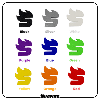 simfire 3D printing colour chart
